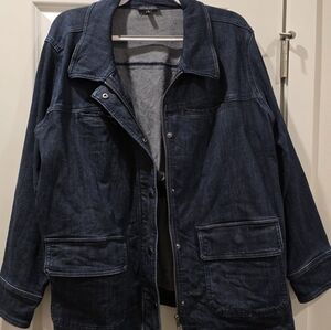 Universal Standard Denim Utility Jacket Size M